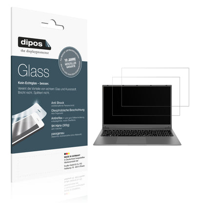 Matte Displayschutzfolie von dipos passend für SGIN 17 Zoll 8GB RAM, 9H kratzfest und blasenfrei montiert