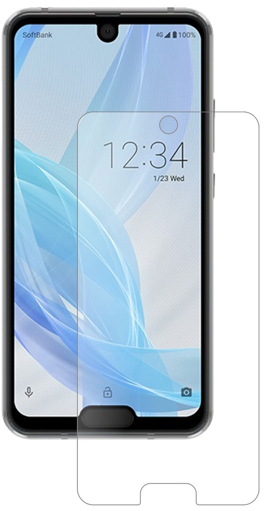 Matte Displayschutzfolie von dipos passend für Sharp Aquos R2 Compact, 9H kratzfest und blasenfrei montiert