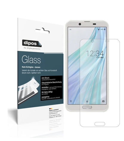 Matte Displayschutzfolie von dipos passend für Sharp Aquos Sense2, 9H kratzfest und blasenfrei montiert