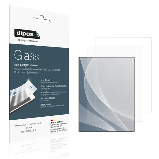 Matte Displayschutzfolie von dipos passend für Sharp UP-3500 12.1, 9H kratzfest und blasenfrei montiert