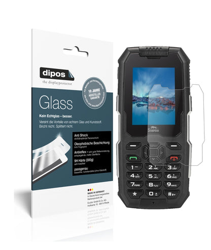 Matte Displayschutzfolie von dipos passend für Snopow M2, 9H kratzfest und blasenfrei montiert