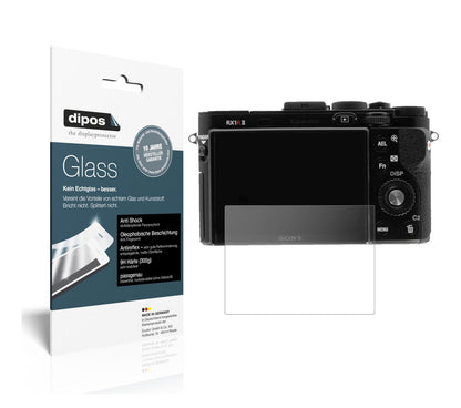 Matte Displayschutzfolie von dipos passend für Sony Cyber-Shot DSC-RX100 III, 9H kratzfest und blasenfrei montiert