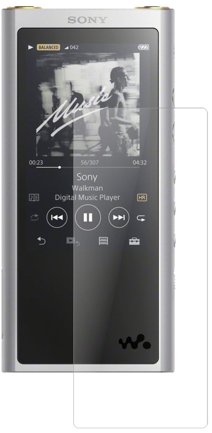 Matte Displayschutzfolie von dipos passend für Sony NW-ZX300 (MP3-Player), 9H kratzfest und blasenfrei montiert