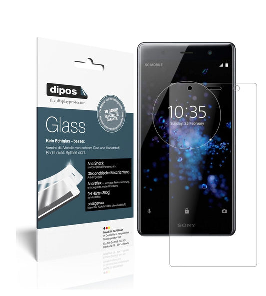 Matte Displayschutzfolie von dipos passend für Sony Xperia XZ2 Premium, 9H kratzfest und blasenfrei montiert