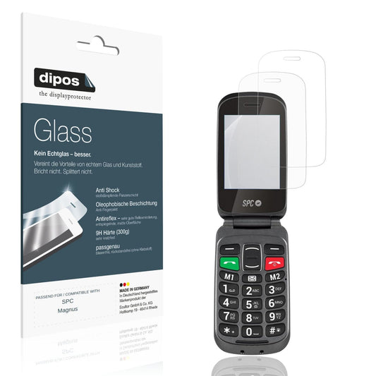 Matte Displayschutzfolie von dipos passend für SPC Magnus, 9H kratzfest und blasenfrei montiert