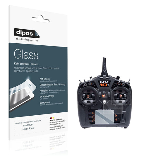 Matte Displayschutzfolie von dipos passend für Spektrum NX10 Plus, 9H kratzfest und blasenfrei montiert