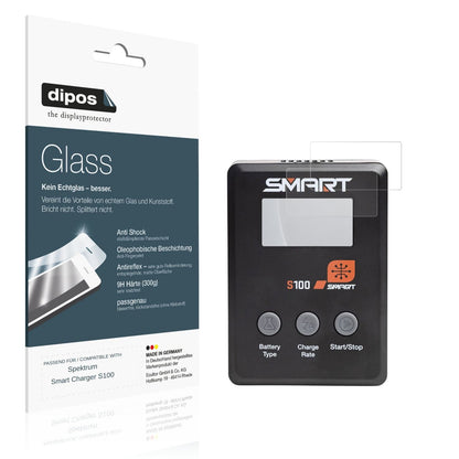 Matte Displayschutzfolie von dipos passend für Spektrum Smart Charger S100, 9H kratzfest und blasenfrei montiert
