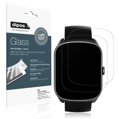 Matte Displayschutzfolie von dipos passend für Stecei S68 1.95 Zoll, 9H kratzfest und blasenfrei montiert