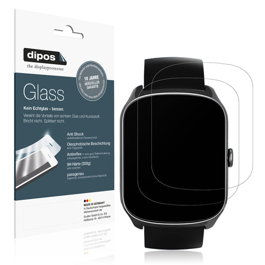 Matte Displayschutzfolie von dipos passend für Stecei S68 1.95 Zoll, 9H kratzfest und blasenfrei montiert