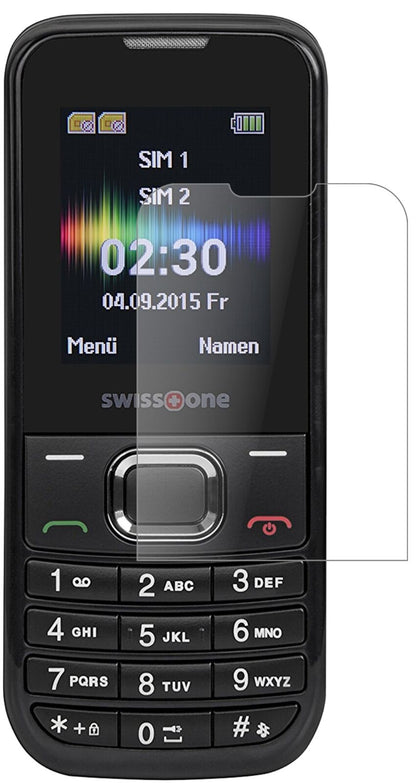 Matte Displayschutzfolie von dipos passend für Swisstone SC 230, 9H kratzfest und blasenfrei montiert