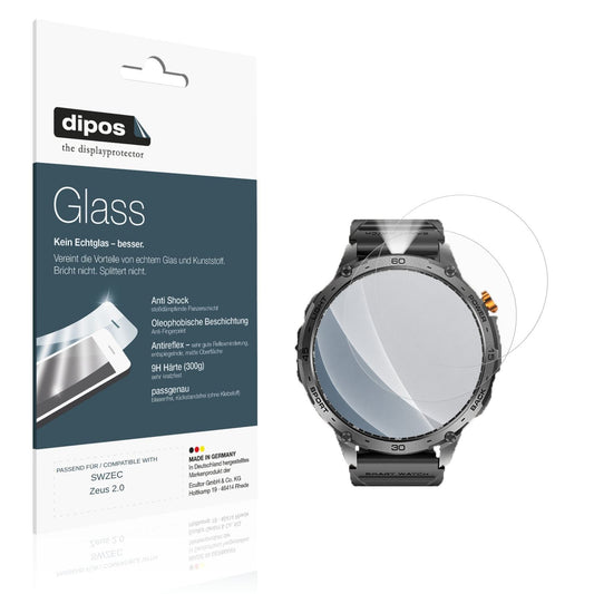 Matte Displayschutzfolie von dipos passend für SWZEC Zeus 2.0, 9H kratzfest und blasenfrei montiert