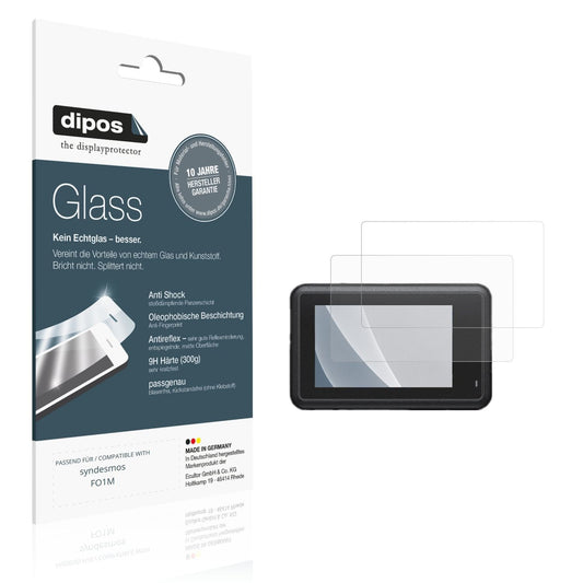 Matte Displayschutzfolie von dipos passend für syndesmos FO1M, 9H kratzfest und blasenfrei montiert