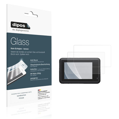 Matte Displayschutzfolie von dipos passend für syndesmos FO1M, 9H kratzfest und blasenfrei montiert