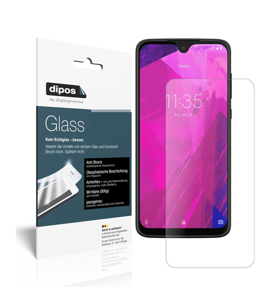 Matte Displayschutzfolie von dipos passend für T-Mobile Revvlry Plus, 9H kratzfest und blasenfrei montiert