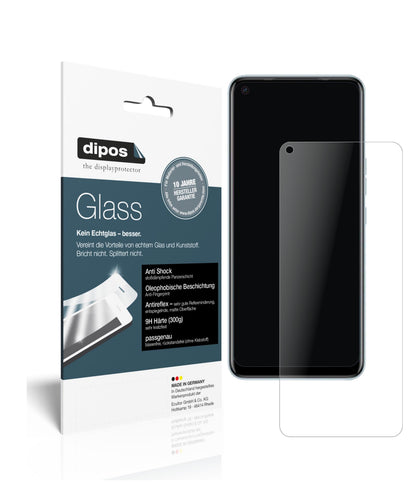 Matte Displayschutzfolie von dipos passend für Tecno Camon 16, 9H kratzfest und blasenfrei montiert