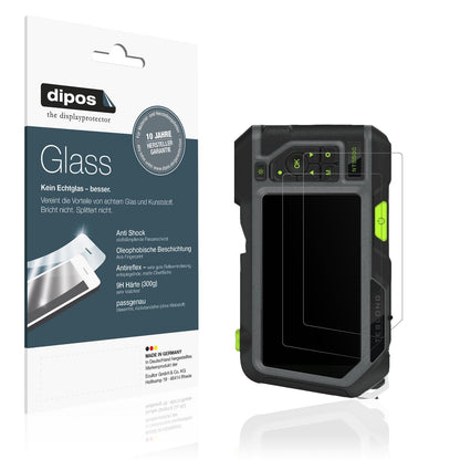 Matte Displayschutzfolie von dipos passend für Teslong NTS500, 9H kratzfest und blasenfrei montiert