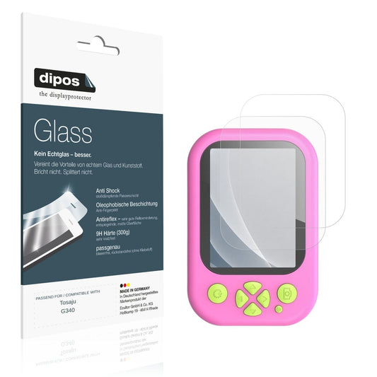 Matte Displayschutzfolie von dipos passend für Tosaju G340, 9H kratzfest und blasenfrei montiert