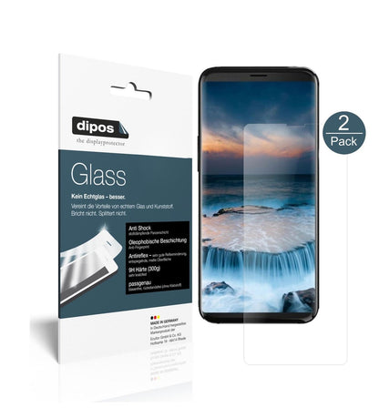 Matte Displayschutzfolie von dipos passend für Uhans i8, 9H kratzfest und blasenfrei montiert