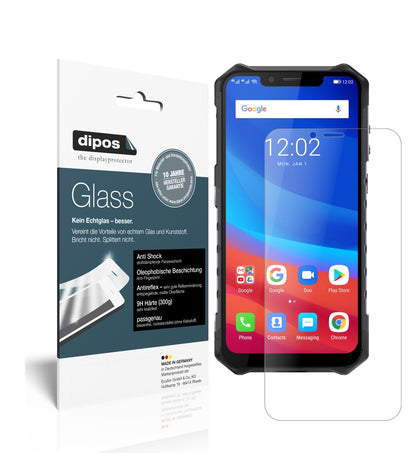 Matte Displayschutzfolie von dipos passend für Ulefone Armor 6E, 9H kratzfest und blasenfrei montiert