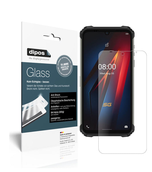 Matte Displayschutzfolie von dipos passend für Ulefone Armor 8 Pro, 9H kratzfest und blasenfrei montiert