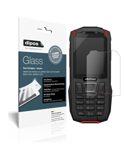 Matte Displayschutzfolie von dipos passend für Ulefone Armor Mini, 9H kratzfest und blasenfrei montiert