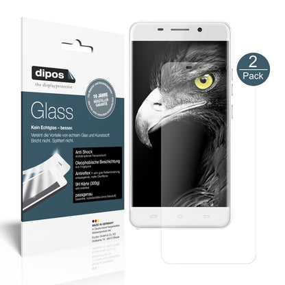Matte Displayschutzfolie von dipos passend für Ulefone Metal, 9H kratzfest und blasenfrei montiert