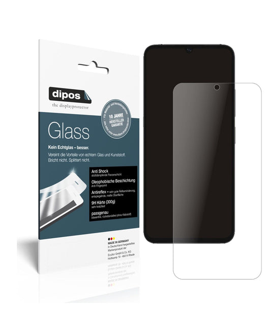 Matte Displayschutzfolie von dipos passend für Umidigi A11 (2021), 9H kratzfest und blasenfrei montiert