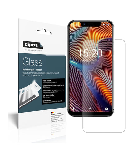 Matte Displayschutzfolie von dipos passend für Umidigi A3 Pro (2018), 9H kratzfest und blasenfrei montiert