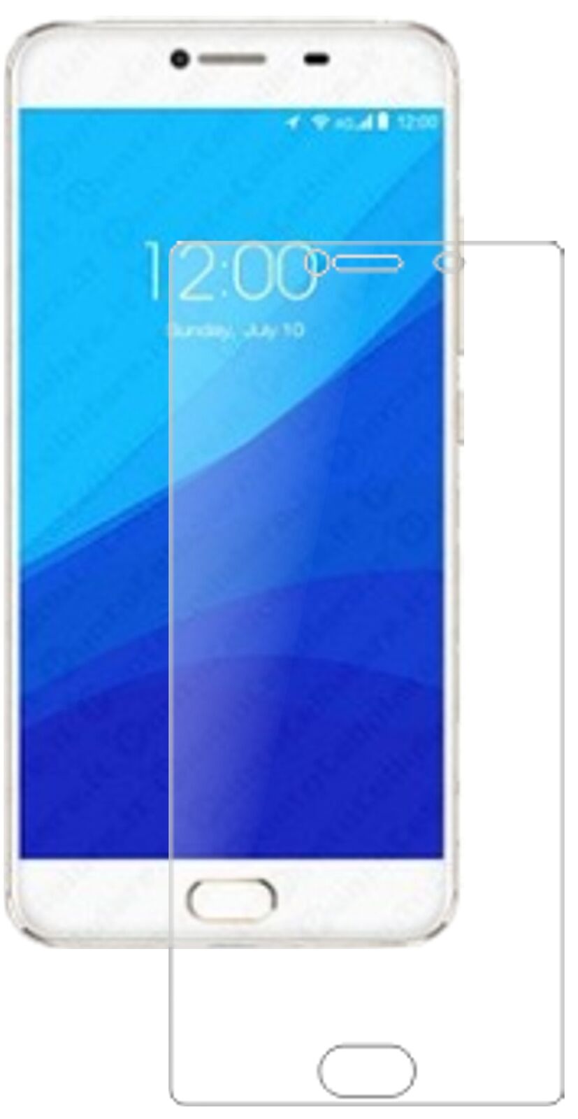 Matte Displayschutzfolie von dipos passend für Umidigi Z Pro, 9H kratzfest und blasenfrei montiert