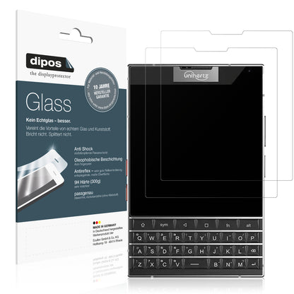 Matte Displayschutzfolie von dipos passend für Unihertz Titan 2, 9H kratzfest und blasenfrei montiert