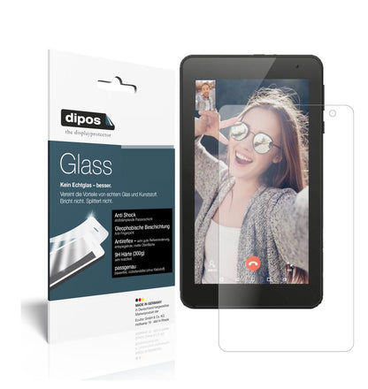 Matte Displayschutzfolie von dipos passend für Vankyo MatrixPad Z1 7 Zoll, 9H kratzfest und blasenfrei montiert