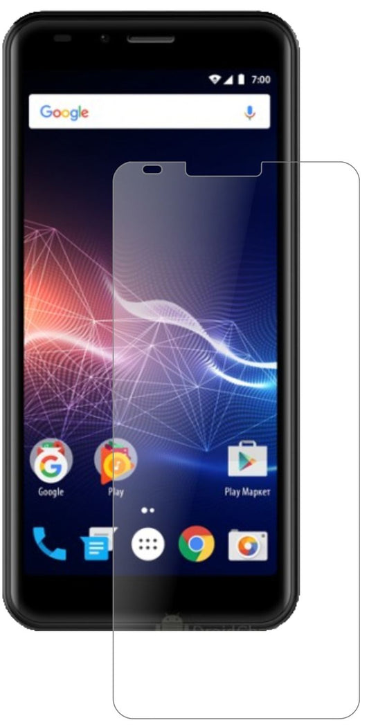 Matte Displayschutzfolie von dipos passend für Vertex Impress Click 3G 2018, 9H kratzfest und blasenfrei montiert