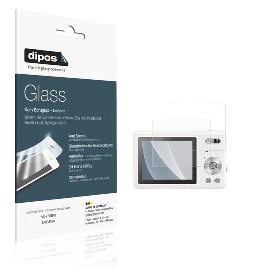 Matte Displayschutzfolie von dipos passend für Vexnaro DIGRA, 9H kratzfest und blasenfrei montiert