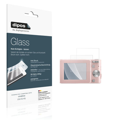 Matte Displayschutzfolie von dipos passend für VIHBRAI ZJJ-XJ-01, 9H kratzfest und blasenfrei montiert
