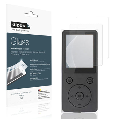 Matte Displayschutzfolie von dipos passend für ViiRou SL2, 9H kratzfest und blasenfrei montiert