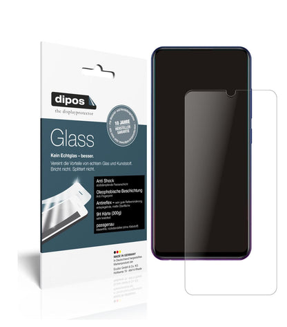 Matte Displayschutzfolie von dipos passend für Vivo iQOO U1, 9H kratzfest und blasenfrei montiert