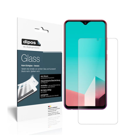 Matte Displayschutzfolie von dipos passend für Vivo Y91 C, 9H kratzfest und blasenfrei montiert
