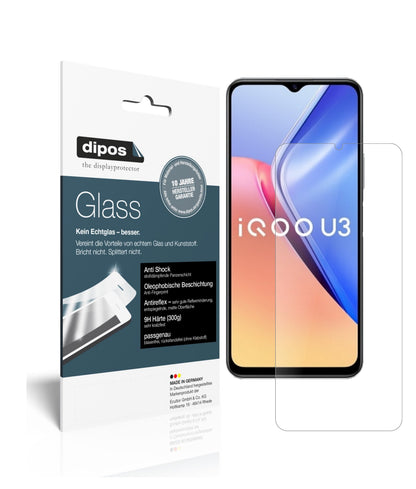 Matte Displayschutzfolie von dipos passend für Vivo Y52s 5G, 9H kratzfest und blasenfrei montiert