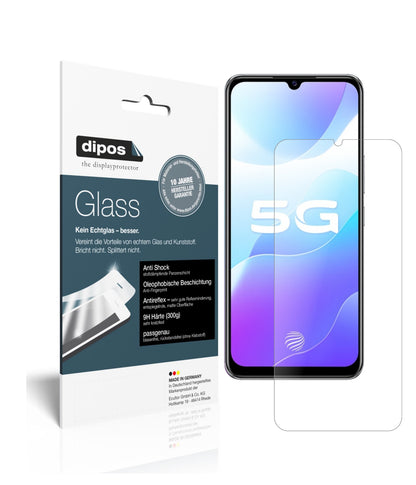 Matte Displayschutzfolie von dipos passend für Vivo S7e 5G, 9H kratzfest und blasenfrei montiert