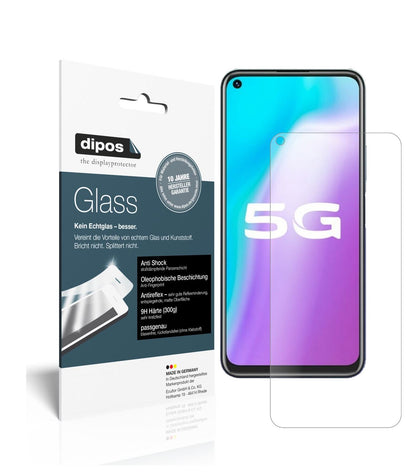 Matte Displayschutzfolie von dipos passend für Vivo Z5x, 9H kratzfest und blasenfrei montiert