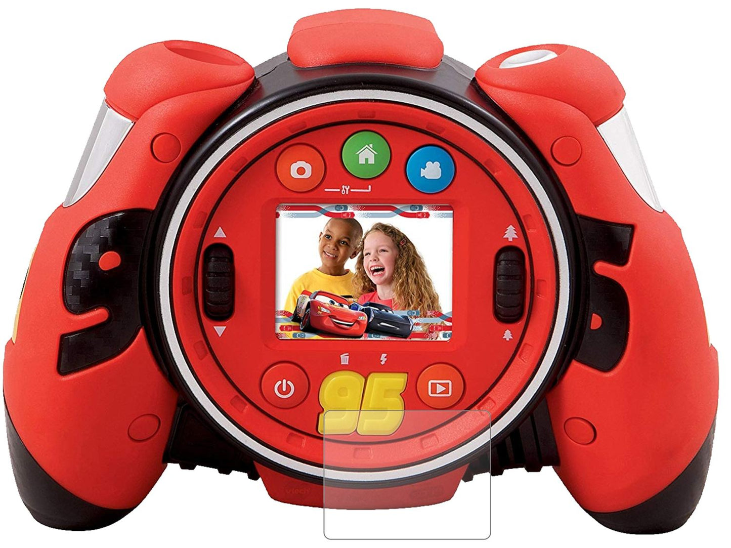Matte Displayschutzfolie von dipos passend für VTech Cars 3 Kamera, 9H kratzfest und blasenfrei montiert