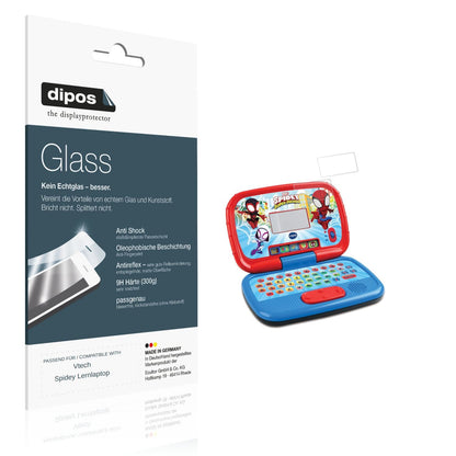 Matte Displayschutzfolie von dipos passend für Vtech Spidey Lernlaptop, 9H kratzfest und blasenfrei montiert