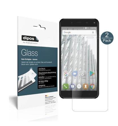 Matte Displayschutzfolie von dipos passend für Walton Primo HM4i, 9H kratzfest und blasenfrei montiert