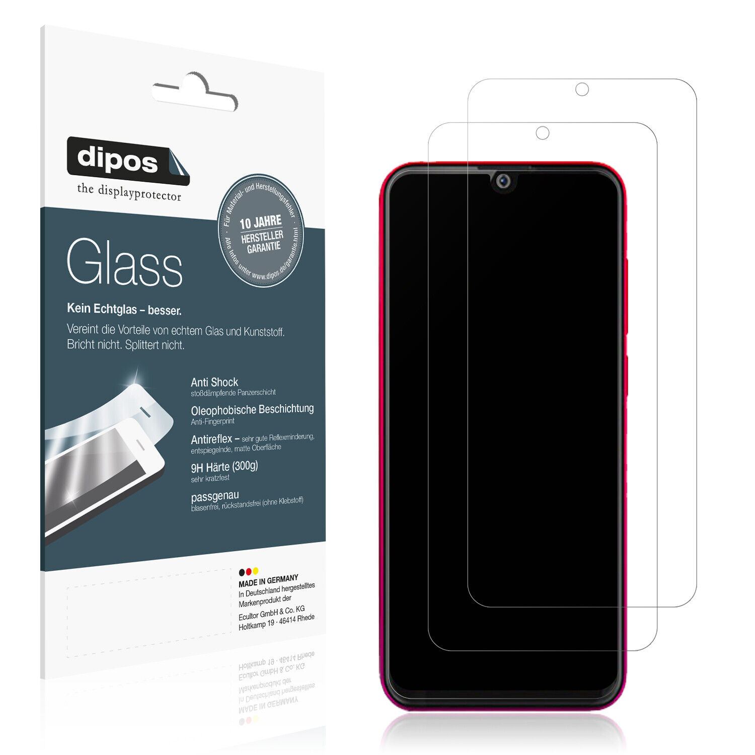 Matte Displayschutzfolie von dipos passend für Walton Primo N5, 9H kratzfest und blasenfrei montiert