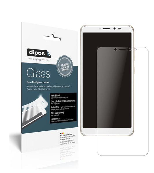 Matte Displayschutzfolie von dipos passend für Wiko Sunny 4 Plus, 9H kratzfest und blasenfrei montiert