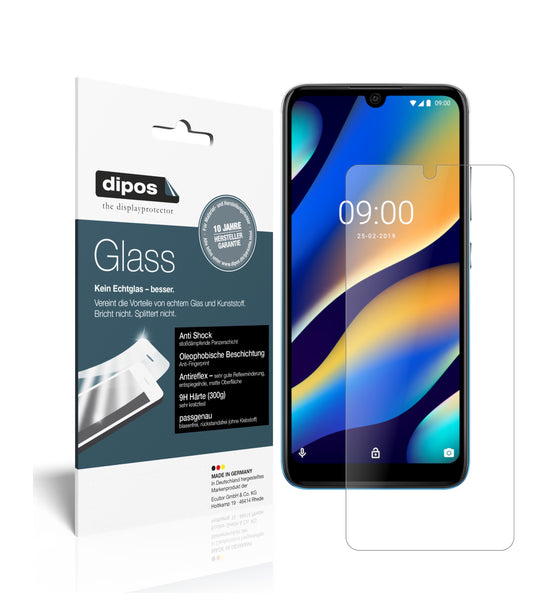 Matte Displayschutzfolie von dipos passend für Wiko View 3 Lite, 9H kratzfest und blasenfrei montiert