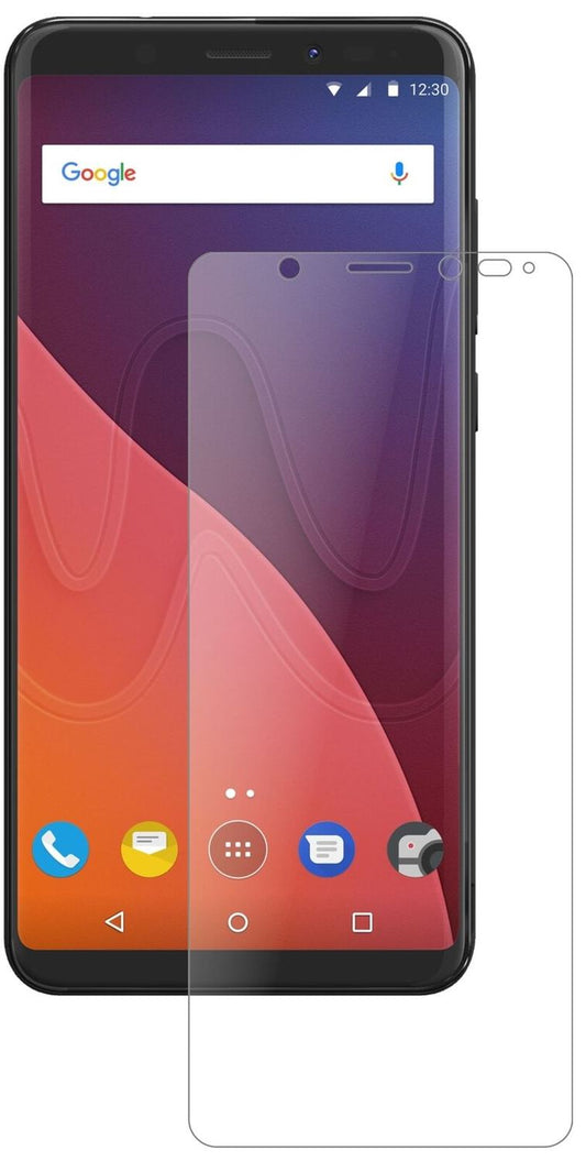 Matte Displayschutzfolie von dipos passend für Wiko View XL, 9H kratzfest und blasenfrei montiert