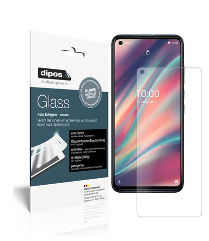 Matte Displayschutzfolie von dipos passend für Wiko View5 Plus, 9H kratzfest und blasenfrei montiert