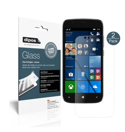 Matte Displayschutzfolie von dipos passend für Wileyfox Pro, 9H kratzfest und blasenfrei montiert