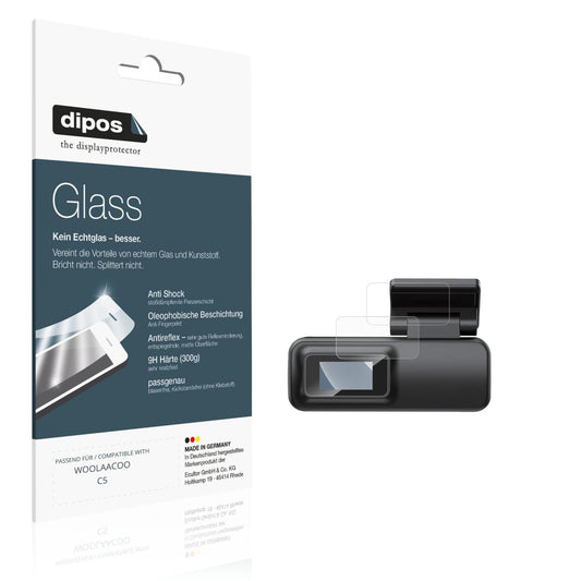 Matte Displayschutzfolie von dipos passend für WOOLAACOO C5, 9H kratzfest und blasenfrei montiert